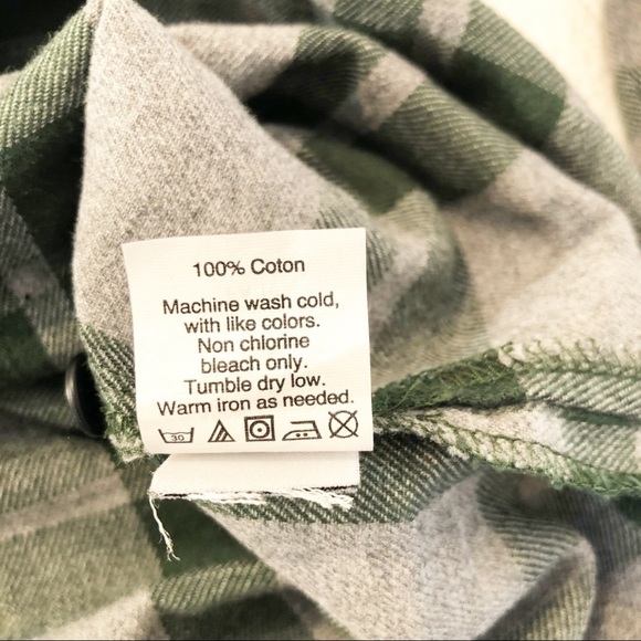 Madewell 1/4 Zip Plaid Flannel Popover Shirt - S - Picture 7 of 10